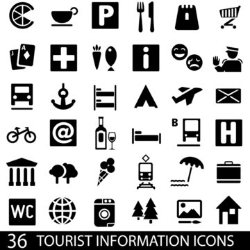 TouristIconsSet
