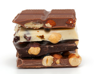stack of chocolate