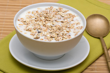 Delicious and healthy granola or muesli
