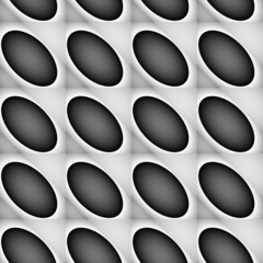 Black and grey seamless ornament.