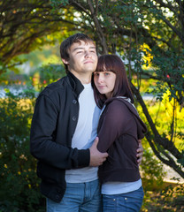 portrait of a happy couple...