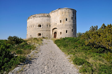 Fototapeta na wymiar Fortress from 18th century