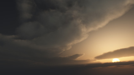 Fototapeta na wymiar Cloudscape at Dawn 2