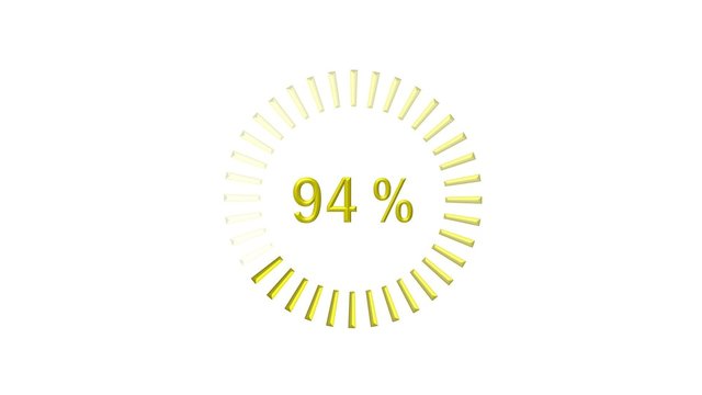 Chargement : 0-100% - dor&eacute;