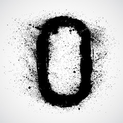 Grunge letter - alphabet symbol design - 49306333