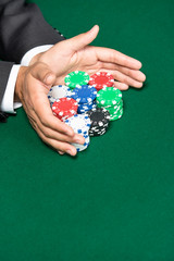  Risky entertainment of gambling - 49306388