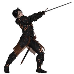 Dark Warrior with Sword