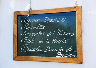 Restaurante rural, tapas del día © joserpizarro