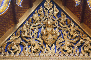 Roof fragment of King Palace in Bangkok