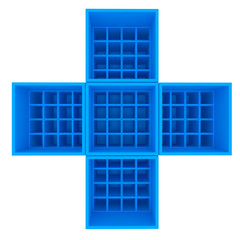 blue shelf for health