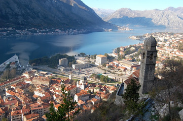 View over Kotor Bay, Montenegro