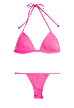Fluor pink bikini
