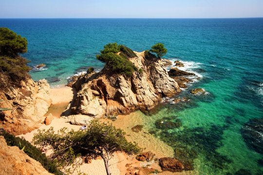 Typical Costa Brava Landscape