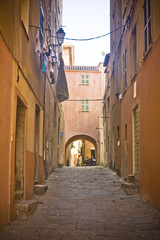 Fototapeta na wymiar Miasto Calvi na Korsyce wyspa Francji