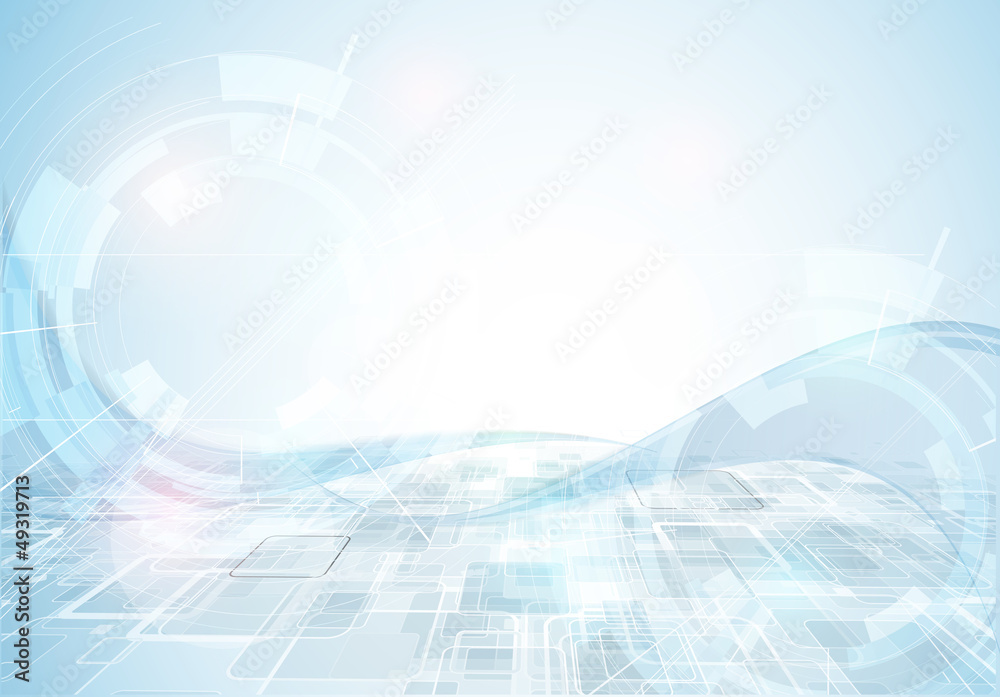 Poster great light futuristic computer technology business background b