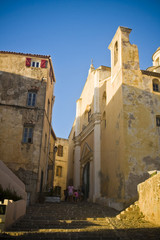 Calvi Town in Corsica island, France