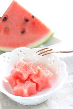 freshness watermelon for summer healthy dessert image