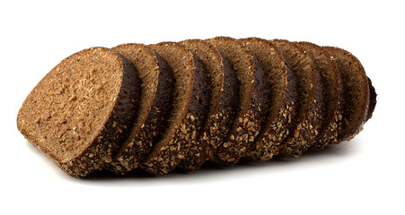 Bread from rye and wheat flour of a rough grinding