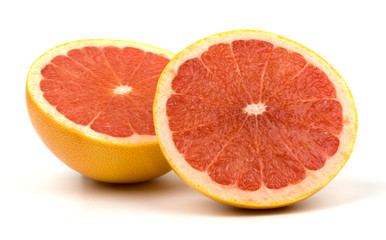 Naklejka na ściany i meble Cut grapefruit