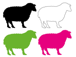 Ostern Basteln mit Lämmer Set