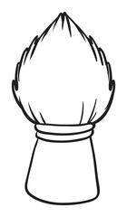 A small all-purpose brush