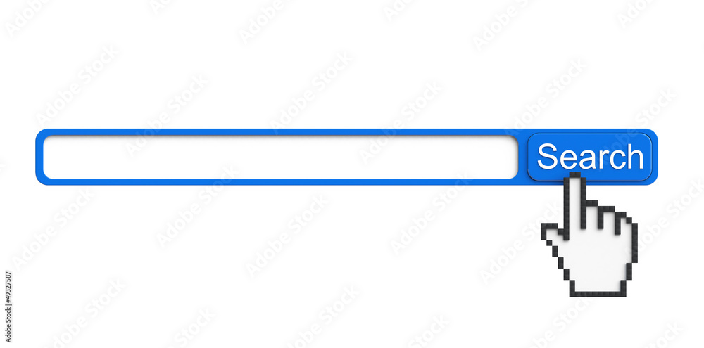 Poster browser with search button