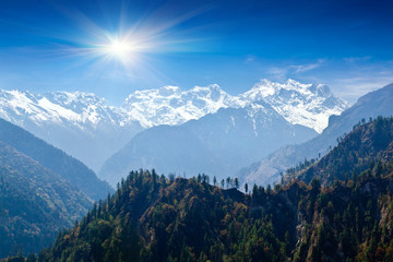 Himalaya landschap, Nepal