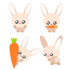 Cartoon rabbit illustration