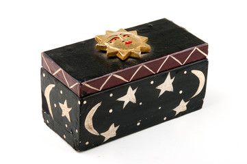 Boîte  à  magie en bois