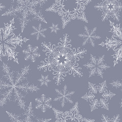 Snowflake Seamless Pattern