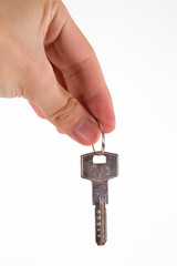 Human Hand and Key