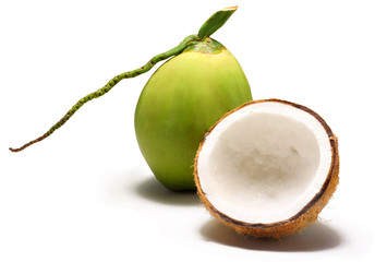 Coconut with coconut milk