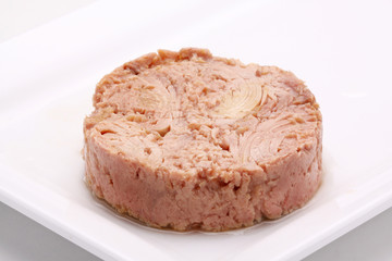 tuna fish in oil, canned food.