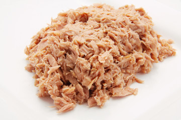 tuna fish in oil, canned food.