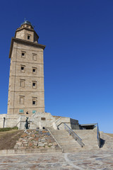 Hercules tower, La Coruña, Galicia, Spain