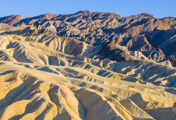 Picturesque soft waves from multi-coloured sandstone. Death vall