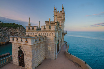 Fototapeta premium The well-known castle Swallow's Nest near Yalta