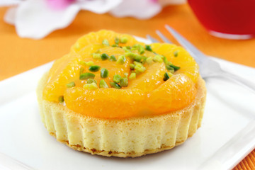 mandarin tart - Mandarin-Orangen-Törtchen