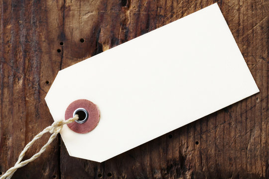 Blank Paper Tag