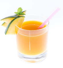 Isolated Mango Juice