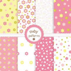Set of baby patterns