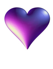 purple rain of hearts