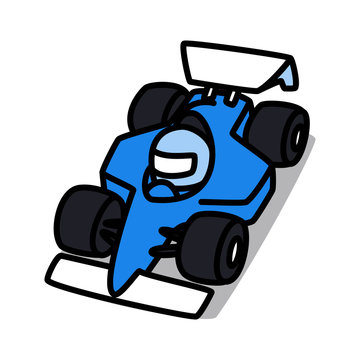 Cartoon Car 04 : F1 Machine