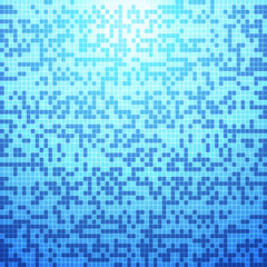 Abstract blue tile background