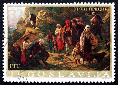 Postage stamp Yugoslavia 1976 Herzegovinian Fugitives, by Uros P