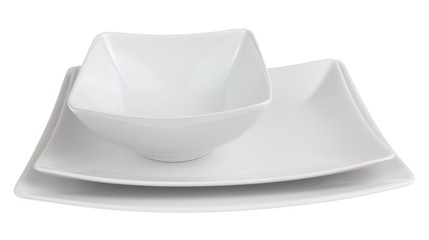 square tableware