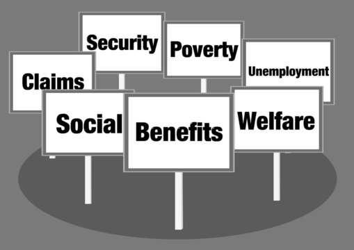 Benefits and welfare signs