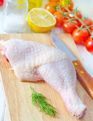 raw chicken