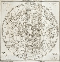 Vintage stellar map