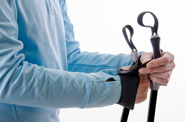 Vorbereitung zum Nordic Walking